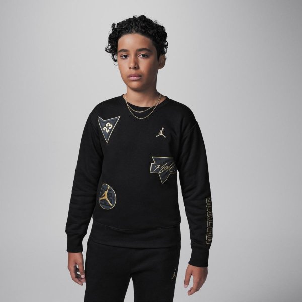 Детская толстовка JORDAN JDB SEE ME SHINE CREW