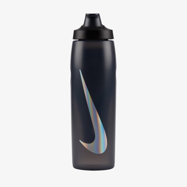 Бутылка NIKE REFUEL BOTTLE LOCKING LID 32 OZ ANTHRACITE/BLACK/SILVER IRIDESCENT 32OZ