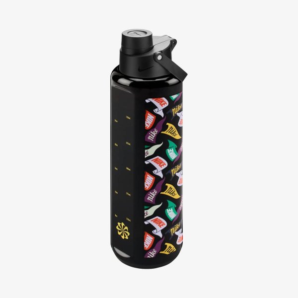 Бутылка NIKE TR RENEW RECHARGE CHUG BOTTLE 32 OZ GRAPHIC BLACK/BLACK/LASER ORANGE/BOLD BERRY 32OZ