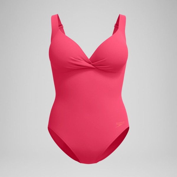 Женский купальник Speedo SPDSCU X KNT 1PC AF DARK PINK