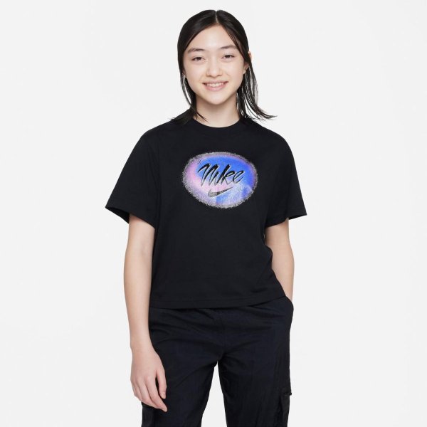 Дитяча футболка NIKE G NSW TEE BOXY CARNIVAL