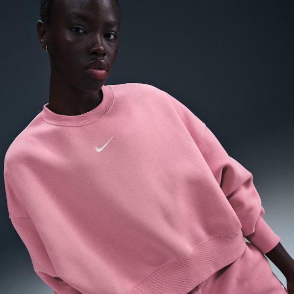 Женская толстовка NIKE W NSW PHNX FLC OOS CREW