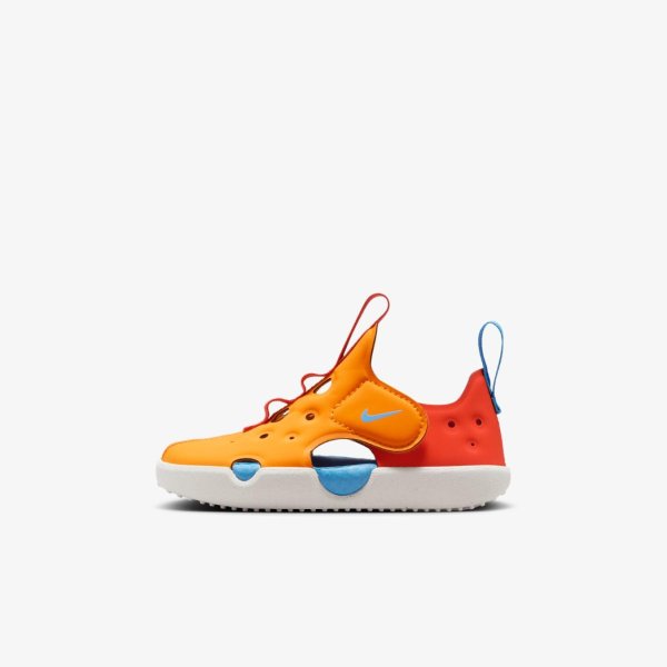 Детские тапочки NIKE SUNRAY PROTECT 4 ORANGE PEEL / PICANTE RED (TD)