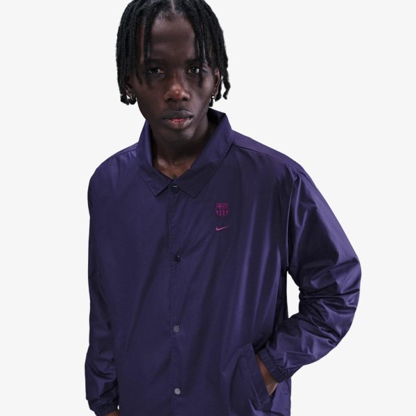 Чоловіча куртка NIKE FCB M NK CLUB COACHES JKT