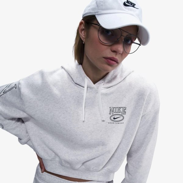 Женская толстовка NIKE W NSW CLUB FLC OS GX CRP HDY