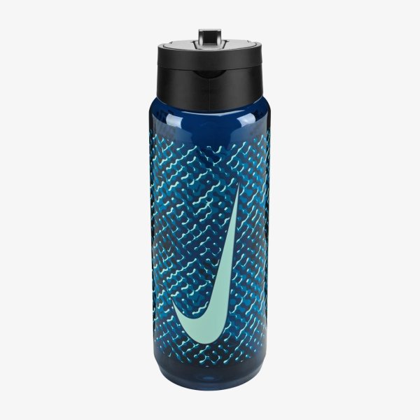 Бутылка NIKE TR RENEW RECHARGE STRAW BOTTLE 24 OZ GRAPHIC BLUE VOID/BLACK/GREEN ABYSS/MINT FOAM 24OZ