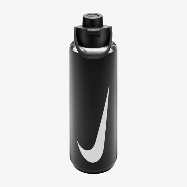 Бутылка NIKE SS RECHARGE CHUG BOTTLE 32 OZ RFSH BLACK/BLACK/WHITE 32OZ