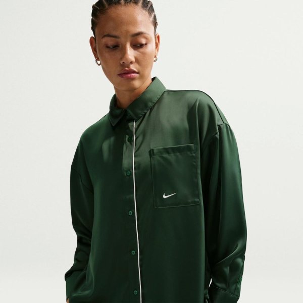 Жіночий лонгслів NIKE W NSW OFFLN WVN STN LS TOP