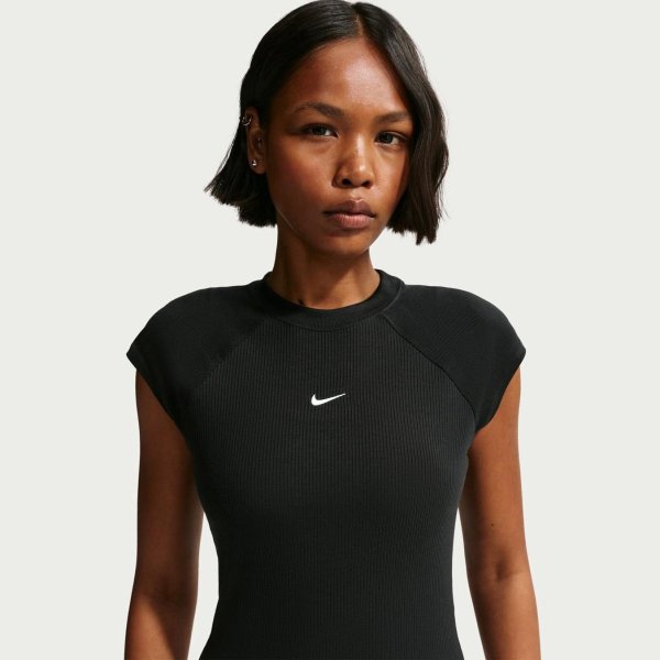 Жіноча футболка NIKE W NSW CHILL KNIT RIB SS TOP