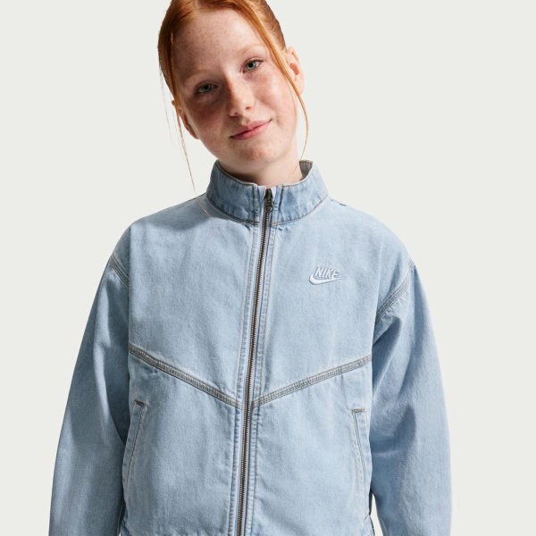 Женская толстовка NIKE G NSW WR DENIM JACKET
