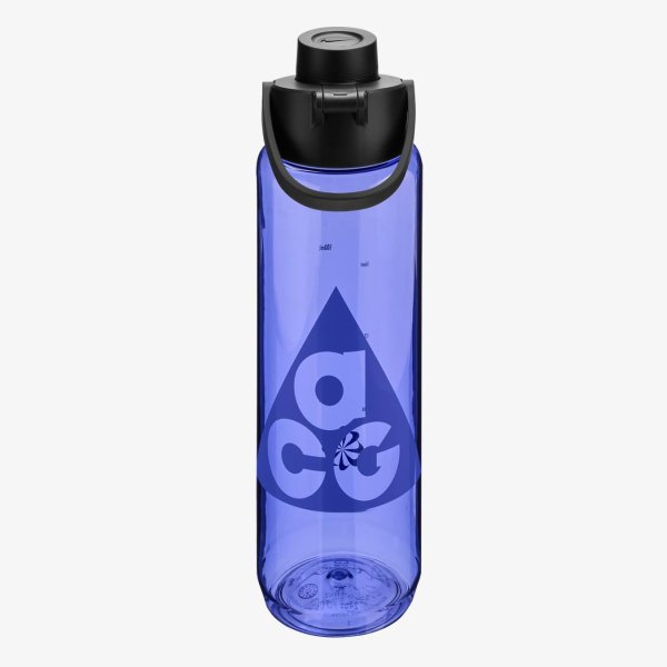 Бутылка NIKE TR RENEW RECHARGE CHUG BOTTLE 24 OZ GRAPHIC ACG SAPPHIRE/BLACK/PERSIAN VIOLET 24OZ