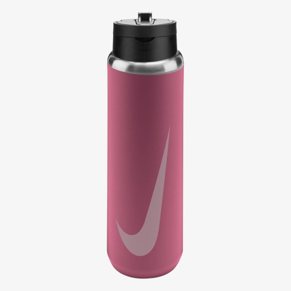 Бутылка NIKE SS RECHARGE STRAW BOTTLE 24 OZ RFSH PEONY/BLACK/PINK FOAM 24OZ