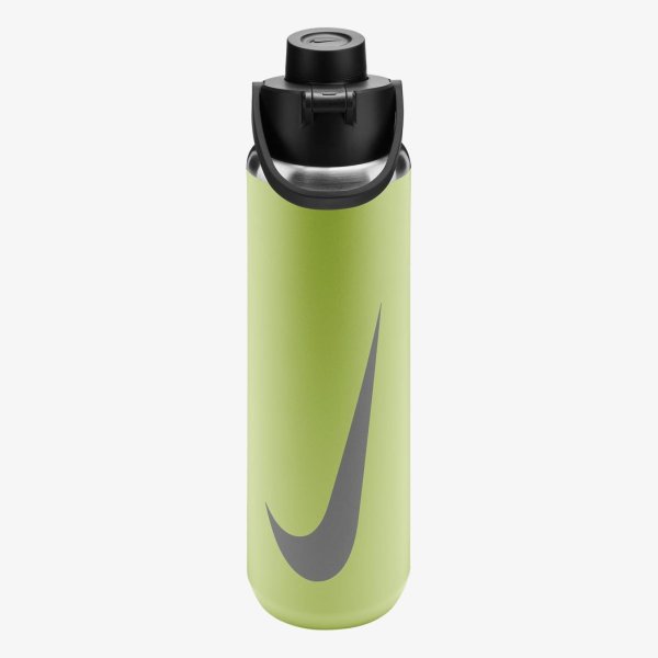 Бутылка NIKE SS RECHARGE CHUG BOTTLE 24 OZ RFSH LT LIQUID LIME/BLACK/LIGHT ARMY 24OZ