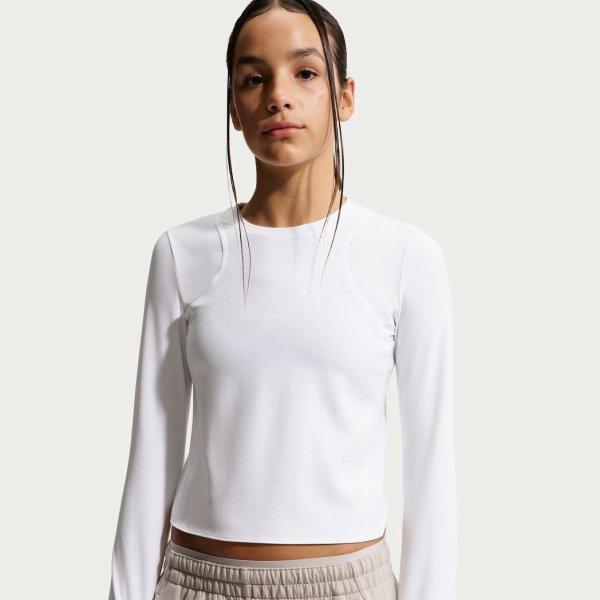 Детский лонгслив NIKE G NK MAVN DF RIBBED LS TOP