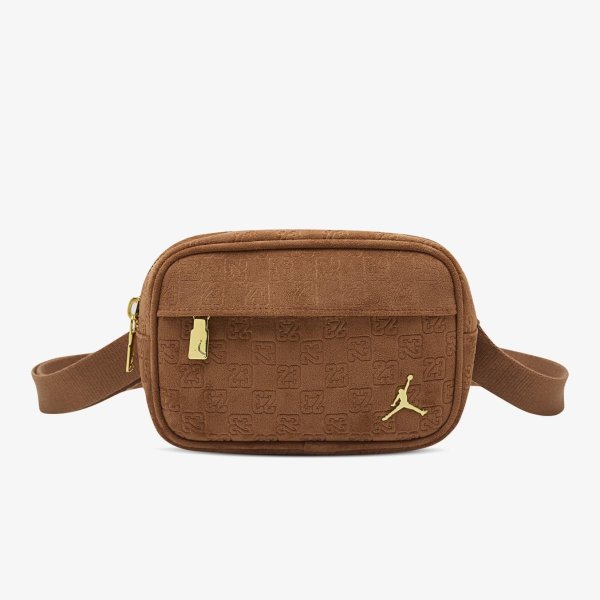 Сумка на пояс JORDAN JAM SUEDE MONOGRAM CAMERA BAG
