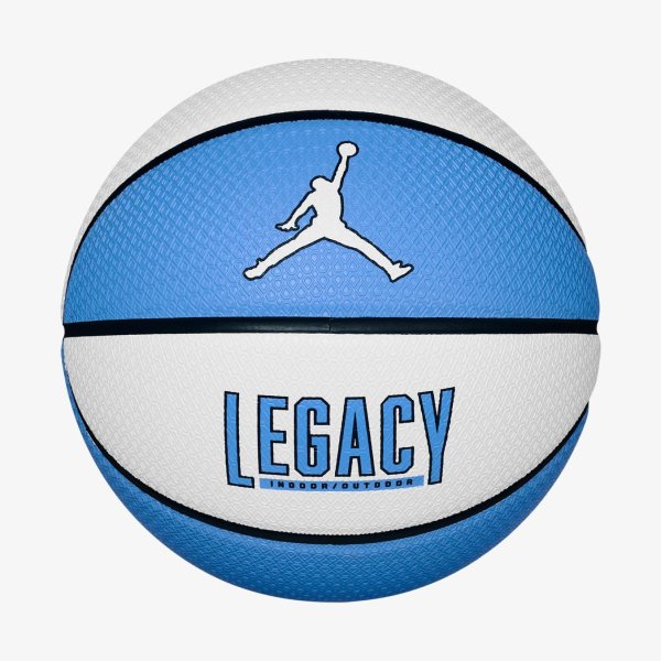 Мяч баскетбольный JORDAN LEGACY 2.0 8P DEFLATED WHITE/COLLEGE NAVY/COLLEGE NAVY/VALOR BLUE 07