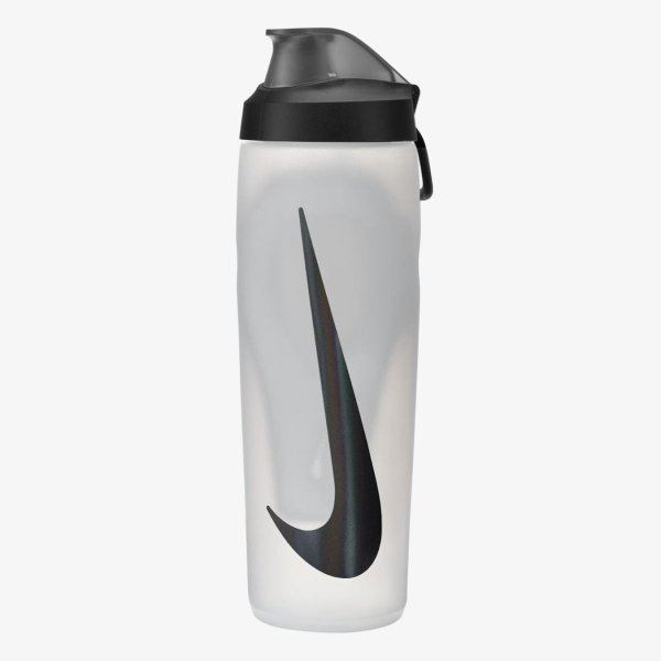 Бутылка NIKE REFUEL BOTTLE LOCKING LID 24 OZ NATURAL/BLACK/BLACK IRIDESCENT 24OZ