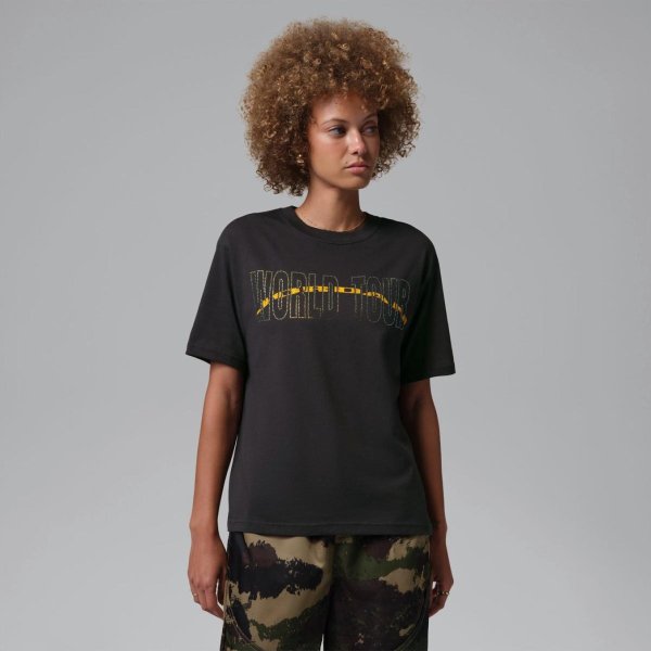 Женская футболка JORDAN W J BRK SS GF GFX TEE WT