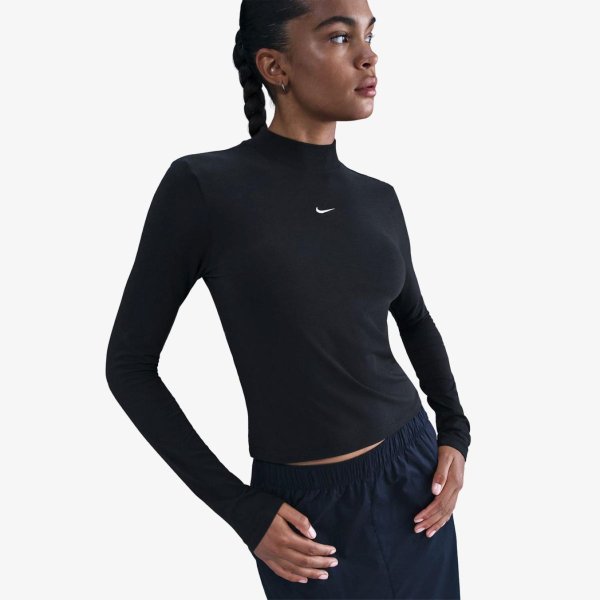 Женская футболка NIKE W NSW NK CHLL KNT MOCK TEE