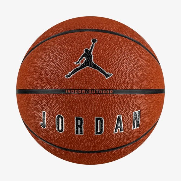 М'яч баскетбольний JORDAN ULTIMATE 2.0 8P DEFLATED AMBER/BLACK/METALLIC SILVER/BLACK 07