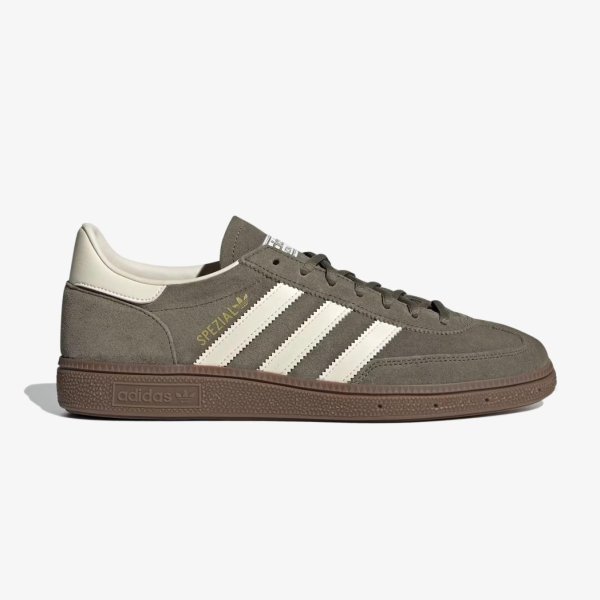 Мужские кроссовки ADIDAS HANDBALL SPEZIAL OLIVE STRATA / CREAM WHITE