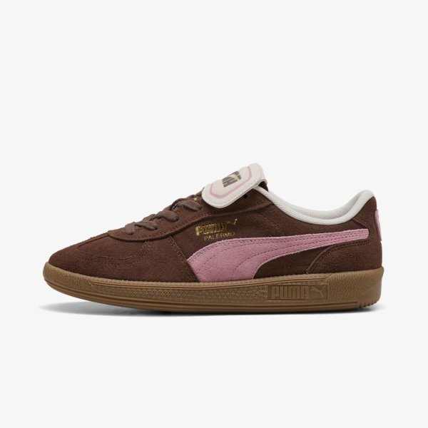 Женские кроссовки PUMA PALERMO PREMIUM SUEDE FLAT BRONZE / POISED PINK