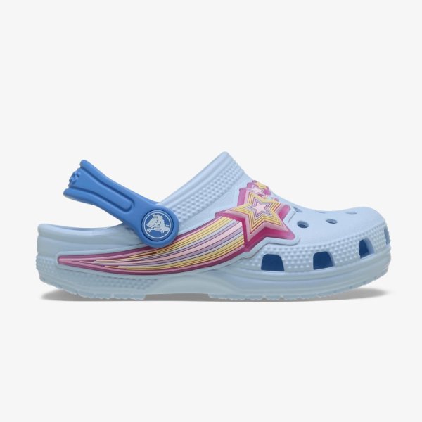 Детские тапочки CROCS CLASSIC CLOG STAR LIGHTS BLUE FROST (TD)