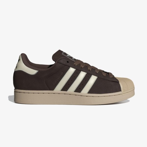 Мужские кроссовки ADIDAS SUPERSTAR II BROWN / OFF WHITE