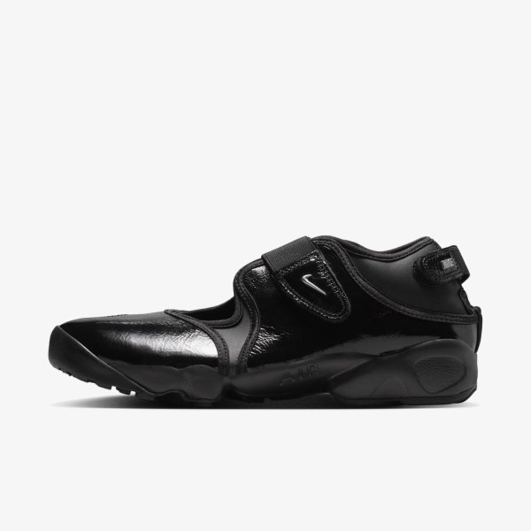 Женские балетки NIKE WMNS AIR RIFT BLACK / METALLIC SILVER