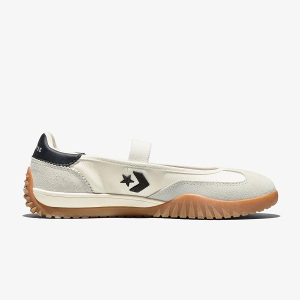 Женские балетки CONVERSE RUN STAR TRAINER BALLET FLAT SUEDE OFF-WHITE