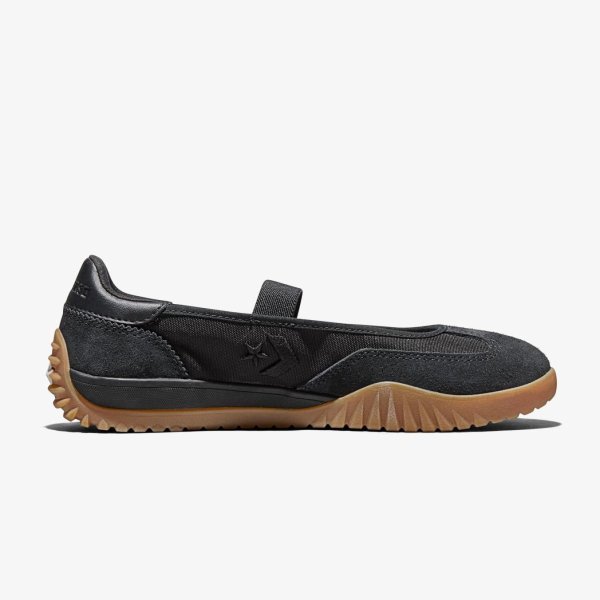 Женские балетки CONVERSE RUN STAR TRAINER BALLET FLAT SUEDE BLACK