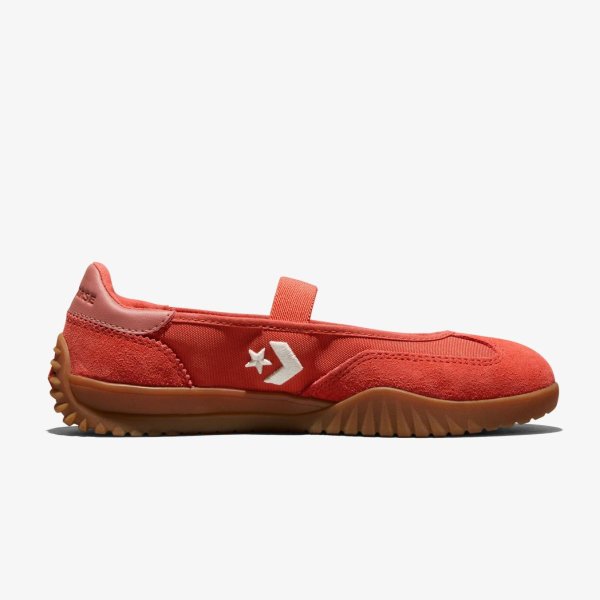 Женские балетки CONVERSE RUN STAR TRAINER BALLET FLAT SUEDE SMOKED PAPRIKA