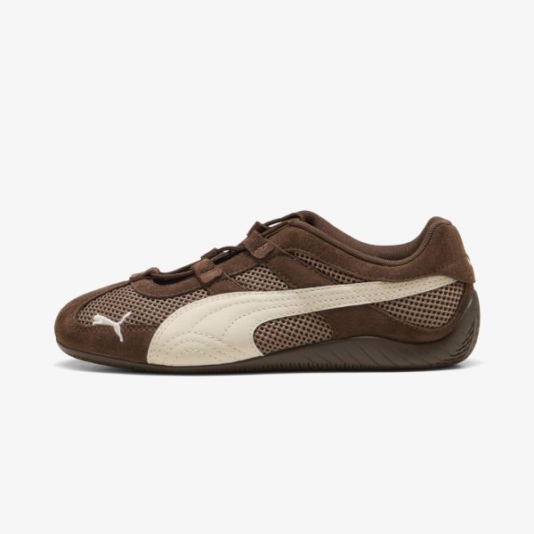 Жіночі балетки PUMA WMNS SPEEDCAT GO CHOCOLATE / ALPINE WHITE