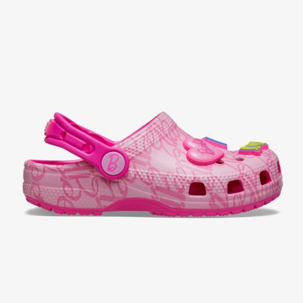 Детские тапочки MATTEL BARBIE X CROCS CLASSIC CLOG LITTLE KIDS
