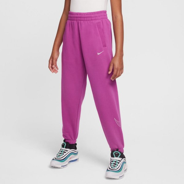 Детские брюки NIKE G NSW CLUB FLC LOOSE PANT SHNE