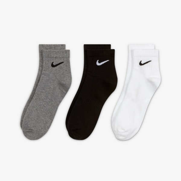 Носки NIKE U EVERYDAY LTWT ANKLE 3PR