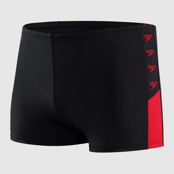 Плавки Speedo BOOM LOGO SPLICE ASHT AM BLACK/RED