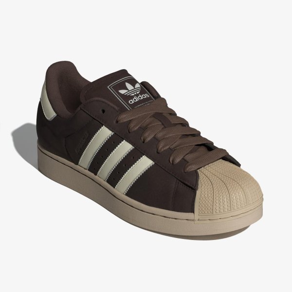 Мужские кроссовки ADIDAS SUPERSTAR II BROWN / OFF WHITE