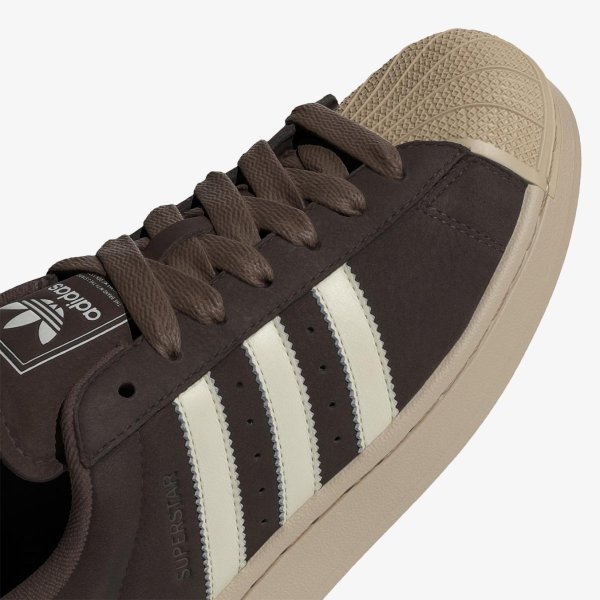 Мужские кроссовки ADIDAS SUPERSTAR II BROWN / OFF WHITE