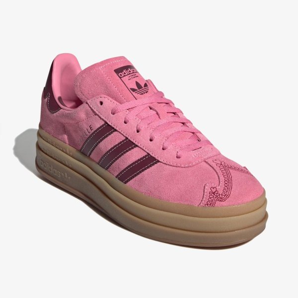 Женские кроссовки ADIDAS GAZELLE BOLD PINK SPARK