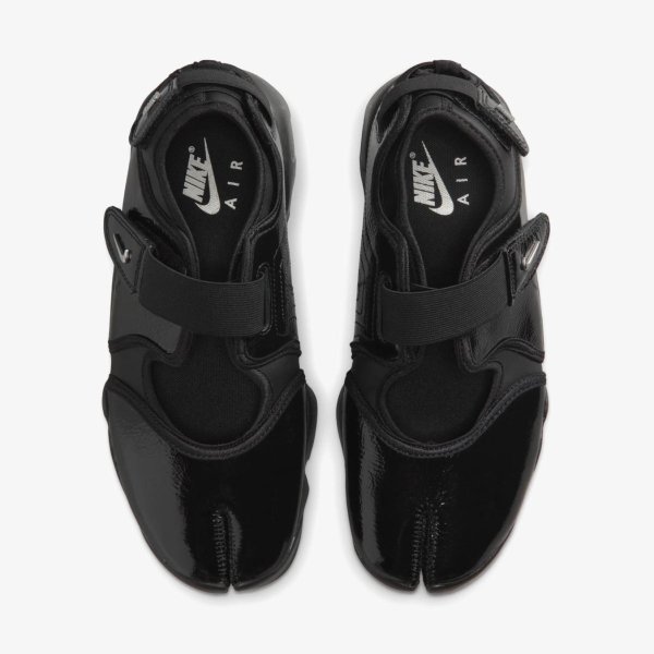 Женские балетки NIKE WMNS AIR RIFT BLACK / METALLIC SILVER