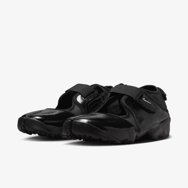 Женские балетки NIKE WMNS AIR RIFT BLACK / METALLIC SILVER