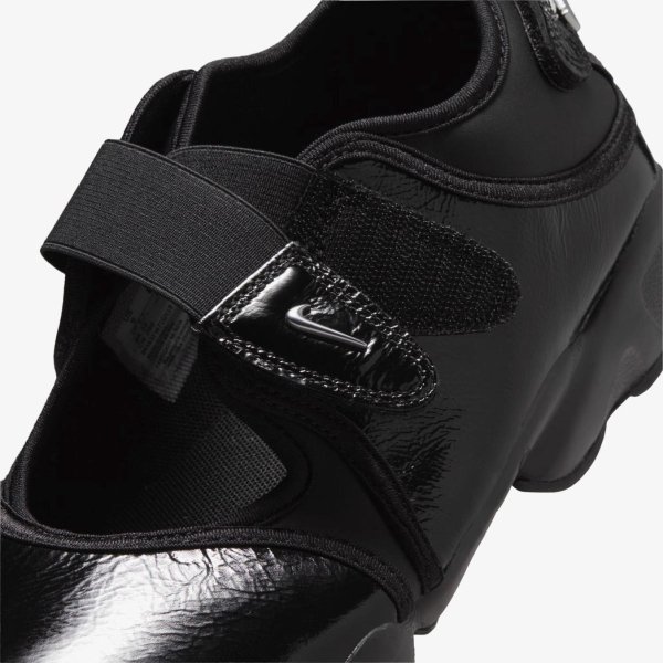 Женские балетки NIKE WMNS AIR RIFT BLACK / METALLIC SILVER