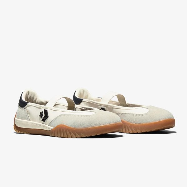 Женские балетки CONVERSE RUN STAR TRAINER BALLET FLAT SUEDE OFF-WHITE