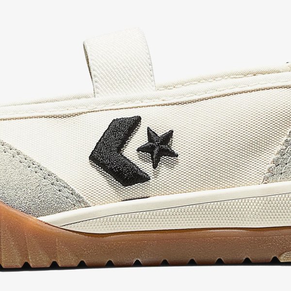 Женские балетки CONVERSE RUN STAR TRAINER BALLET FLAT SUEDE OFF-WHITE