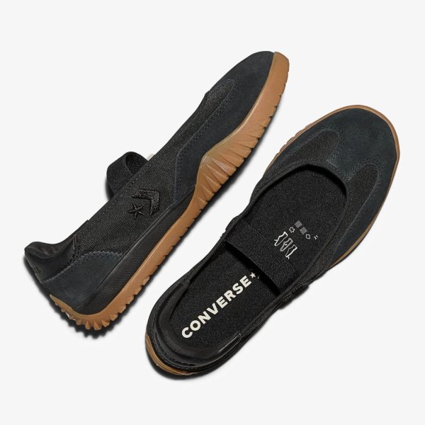 Женские балетки CONVERSE RUN STAR TRAINER BALLET FLAT SUEDE BLACK