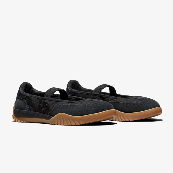 Женские балетки CONVERSE RUN STAR TRAINER BALLET FLAT SUEDE BLACK