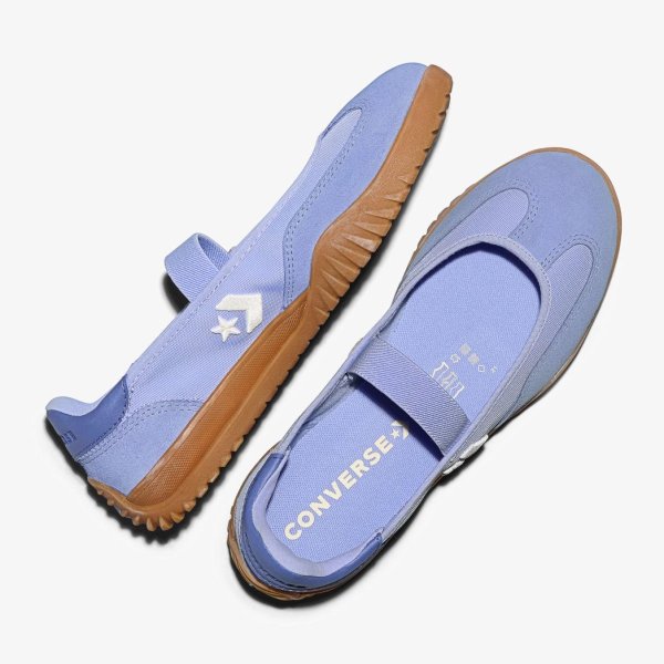 Жіночі балетки CONVERSE RUN STAR TRAINER BALLET FLAT SUEDE VIOLET