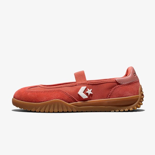 Женские балетки CONVERSE RUN STAR TRAINER BALLET FLAT SUEDE SMOKED PAPRIKA
