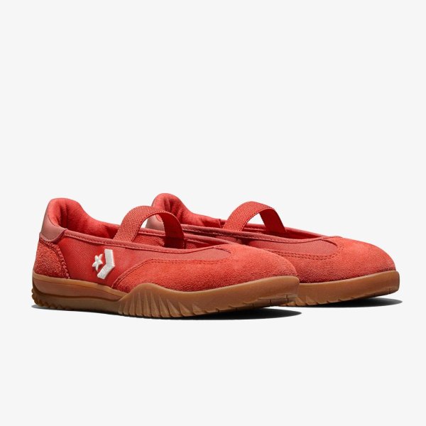 Женские балетки CONVERSE RUN STAR TRAINER BALLET FLAT SUEDE SMOKED PAPRIKA